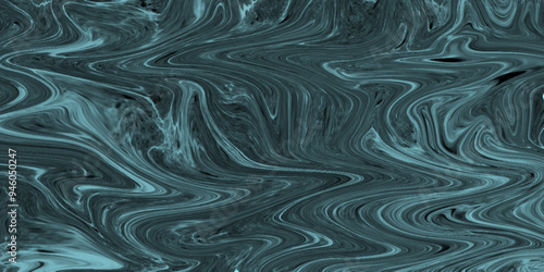 Abstract background of colorful liquid liner. Abstract texture of liquid acrylic. Macro mineral stone malachite on a white background