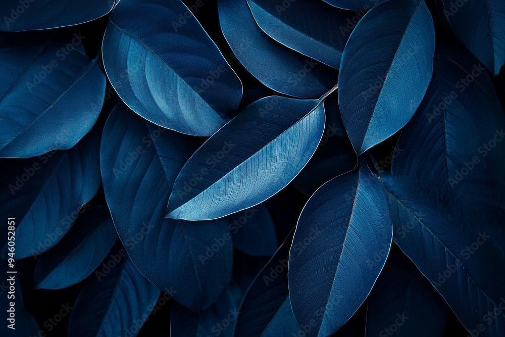 Abstract texture of blue and green leaves Abstract texture of blue and green leaves