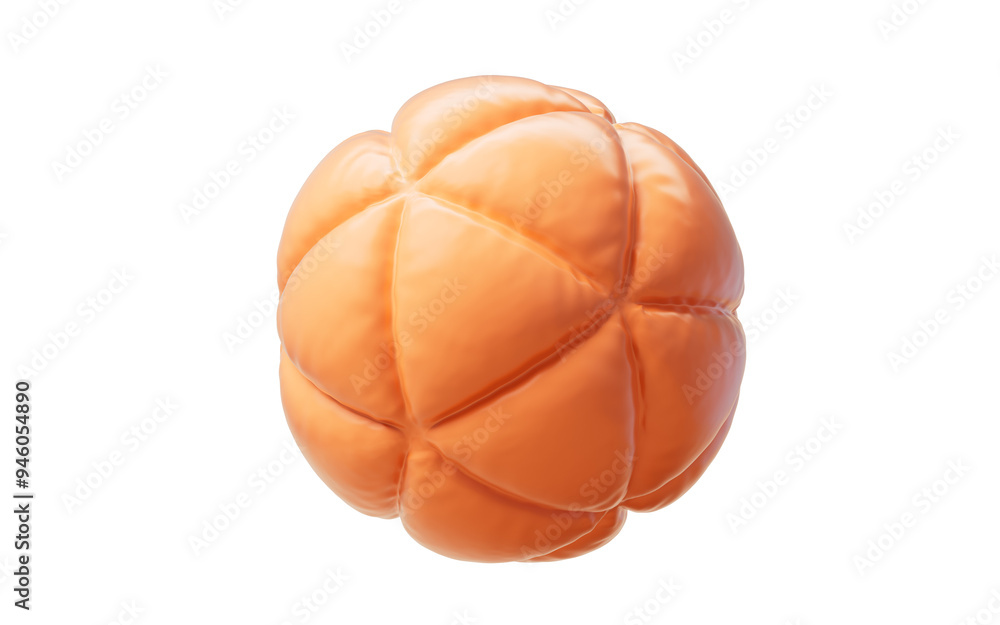 Inflatable soft balloon ball, 3d rendering. Inflatable soft balloon ball, 3d rendering.