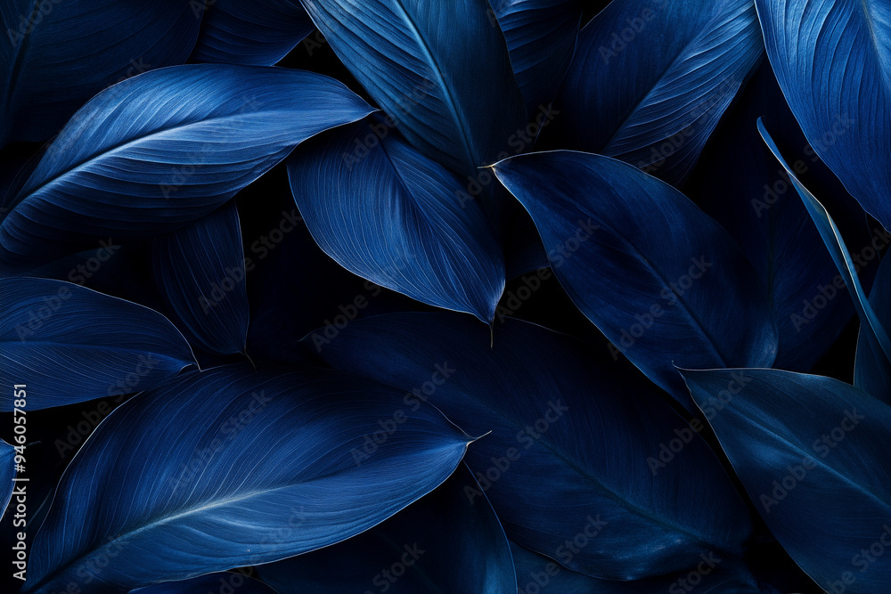 Abstract texture of blue and green leaves Abstract texture of blue and green leaves