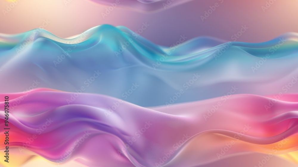 A vibrant abstract composition of flowing waves in pastel colors, creating a serene and dreamy visual experience. A vibrant abstract composition of flowing waves in pastel colors, creating a serene and dreamy visual experience.