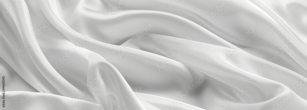Abstract Draped White Fabric Abstract Draped White Fabric