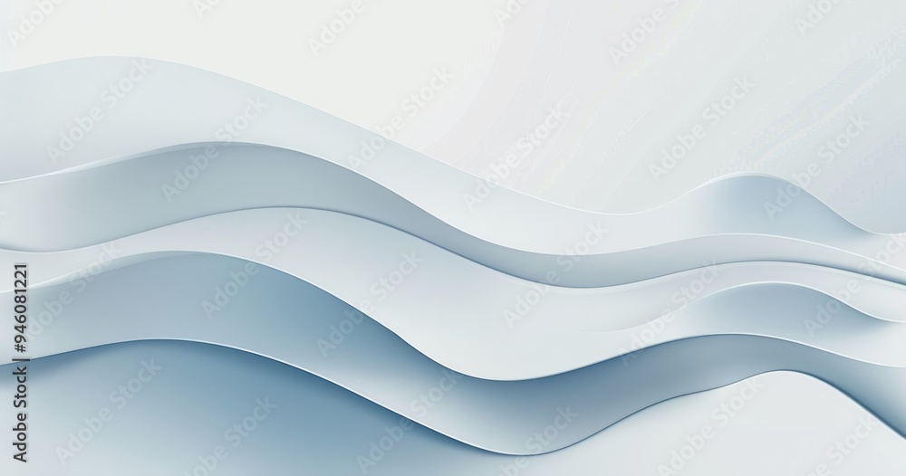 Abstract White and Grey Curving Pattern Abstract White and Grey Curving Pattern
