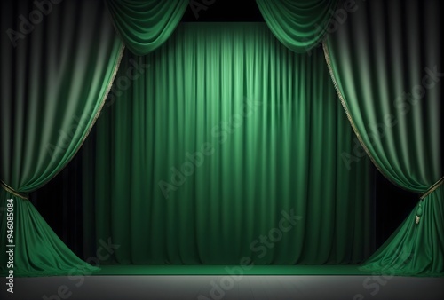 Wallpaper Mural Empty studio for product placement background. Podium and abstract backdrop for brand promotion Trendy 3d render for social media banner perfume or cosmetic product show. Geometric shapes interior. Torontodigital.ca