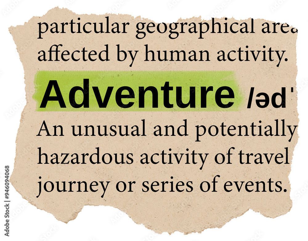 Adventure png dictionary word sticker, Ephemera typography, transparent background Adventure png dictionary word sticker, Ephemera typography, transparent background