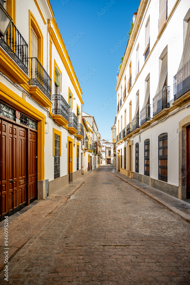 Fototapeta premium narrow street in the old town of Cordoba Spain