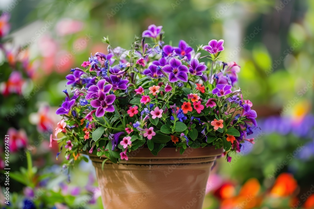 Lobelia flowers in pot popular for baskets and boxes Lobelia flowers in pot popular for baskets and boxes