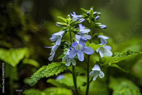 Lobelia inflata commonly used in herbal medicine was called astmador in Appalachian tradition photo