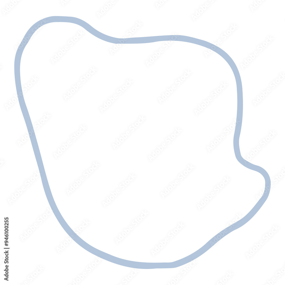 Blue irregular frame png sticker, transparent background Blue irregular frame png sticker, transparent background