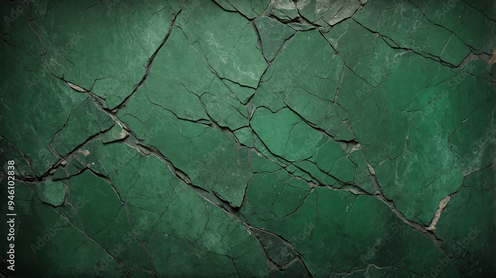 Green marble texture with detailed cracks and veins, resembling natural stone surface. Green marble texture with detailed cracks and veins, resembling natural stone surface.
