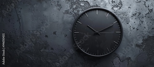 Wallpaper Mural Wall clock featuring copy space Concept of time management Torontodigital.ca