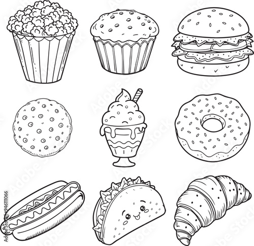 Delicious Food Set