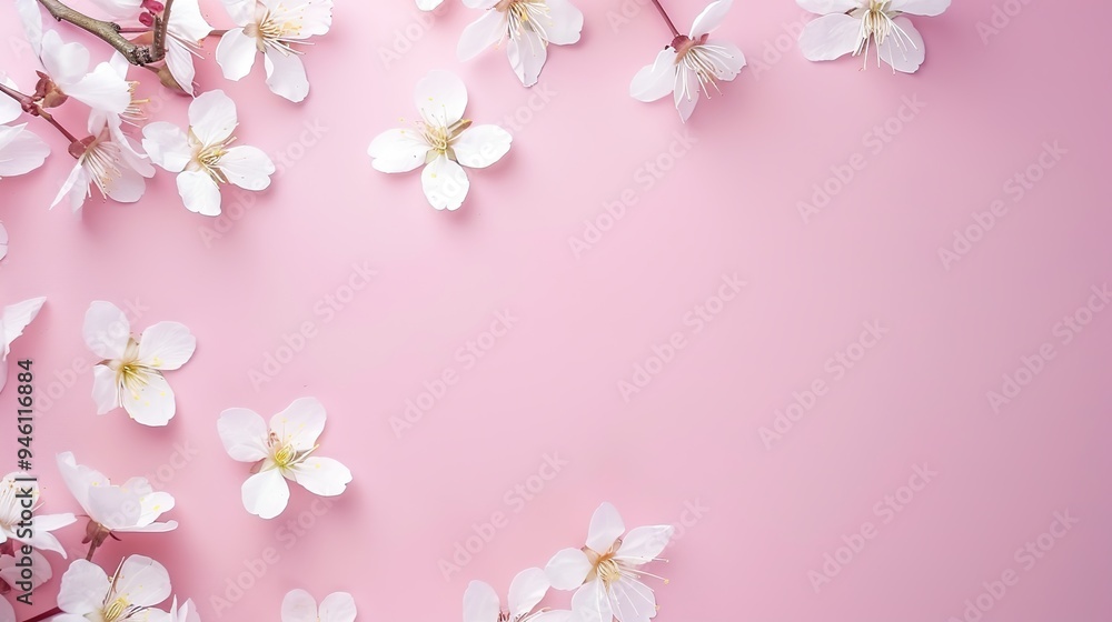 White minimalist romantic flower background. A serene and elegant display of delicate blooms against a pure white backdrop. Symbolizing simplicity and beauty. White minimalist romantic flower background. A serene and elegant display of delicate blooms against a pure white backdrop. Symbolizing simplicity and beauty.