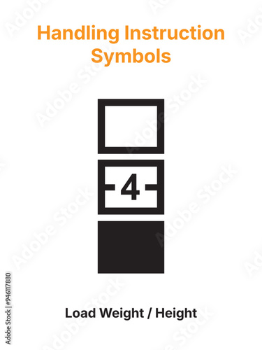 Packaging Symbols. Handling Instruction Symbols. Load Weight and Height. Упаковочные символы. Символы инструкций по обращению. Вес и высота груза.