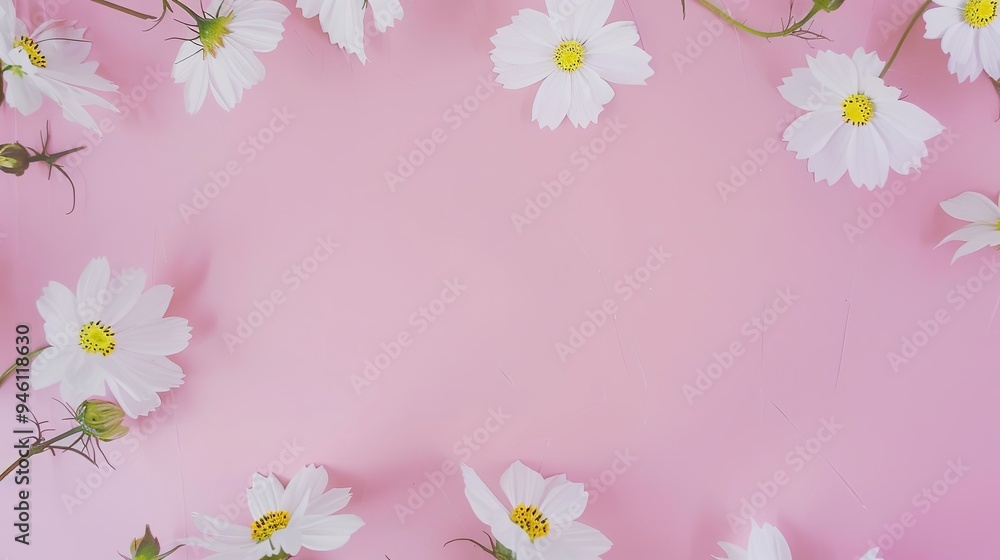 White minimalist romantic flower background. A serene and elegant display of delicate blooms against a pure white backdrop. Symbolizing simplicity and beauty. White minimalist romantic flower background. A serene and elegant display of delicate blooms against a pure white backdrop. Symbolizing simplicity and beauty.