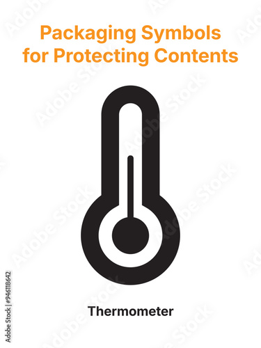 Packaging Symbols. Packaging Symbols for Protecting Contents. Thermometer. Упаковочные символы. Символы для защиты содержимого. Термометр.