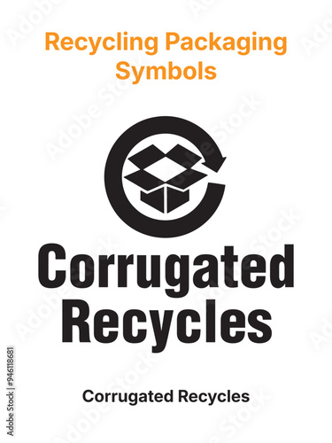 Packaging Symbols. Recycling Packaging Symbols. Corrugated Recycles. Упаковочные символы. Символы переработки упаковки. Гофрированный картон перерабатывается.