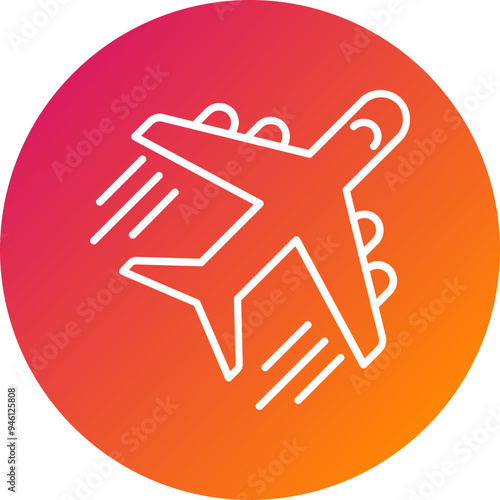 Airplane Vector Icon