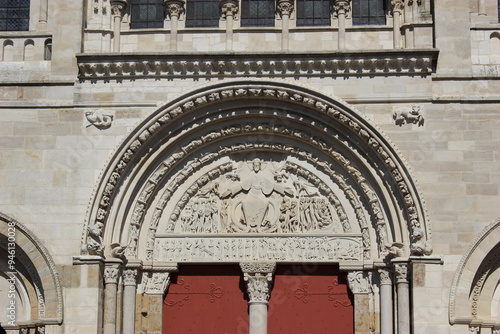 Canvastavla Basilique de Vézelay : tympan extérieur dit du Jugement dernier