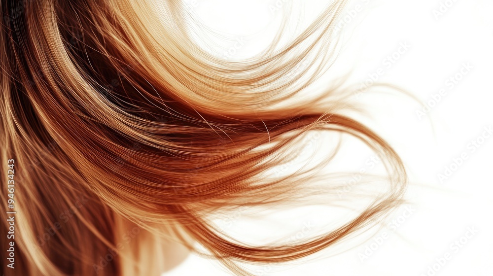 Macro Shot of Individual Hair Strands Macro Shot of Individual Hair Strands