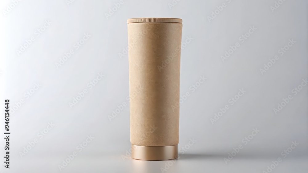 Tube cardboard package mockup for branding and packaging design showcase Tube cardboard package mockup for branding and packaging design showcase