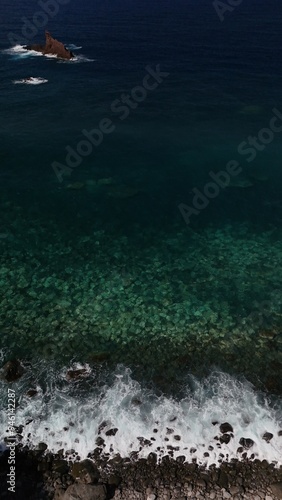 waves on the beach