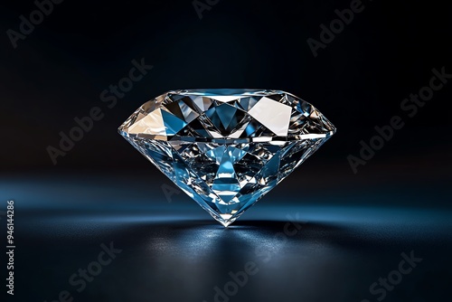 Diamond in a modern, sleek design, depicted in an artwork that emphasizes contemporary style and sophistication