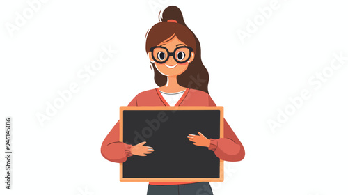 Professional Young Female Teacher Making Eye Contact