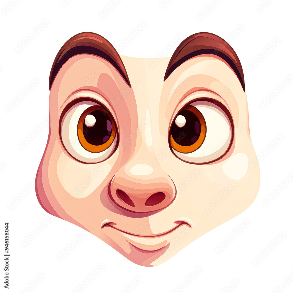 An animated character with large isolated on transparency PNG background, expressive eyes and a friendly smile ideal for use in children's books, cartoons, or educational materials, An animated character with large isolated on transparency PNG background, expressive eyes and a friendly smile ideal for use in children's books, cartoons, or educational materials,