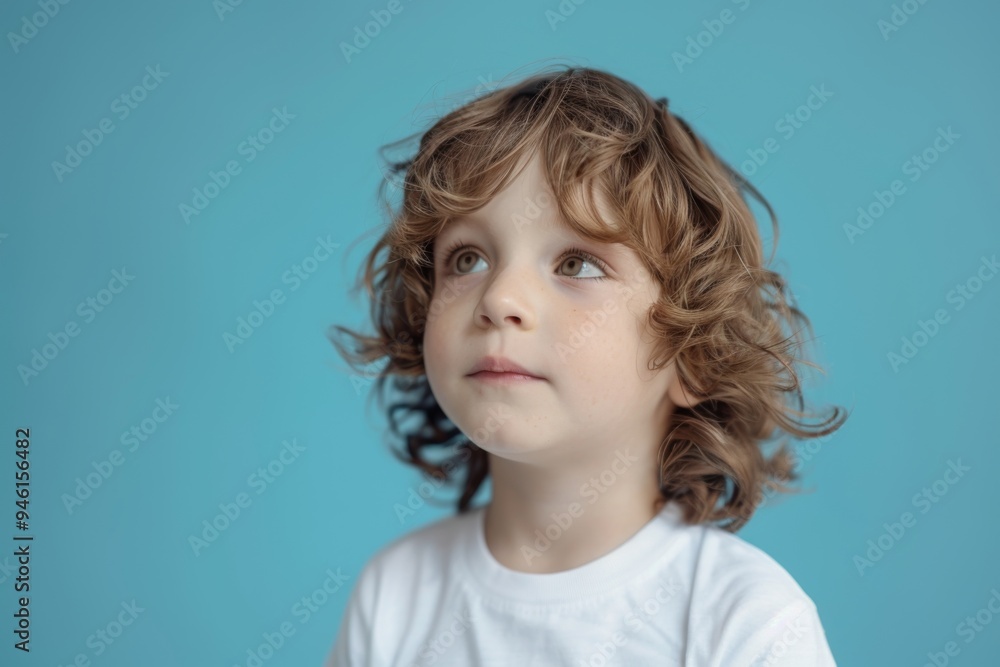 Portrait of a cute male child against green background Portrait of a cute male child against green background