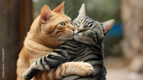 Cats in a Warm Hug