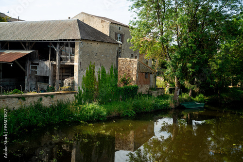 Rivière La Vonne, Sanxay, Vienne, 86, Region Nouvelle Aquitaine, France