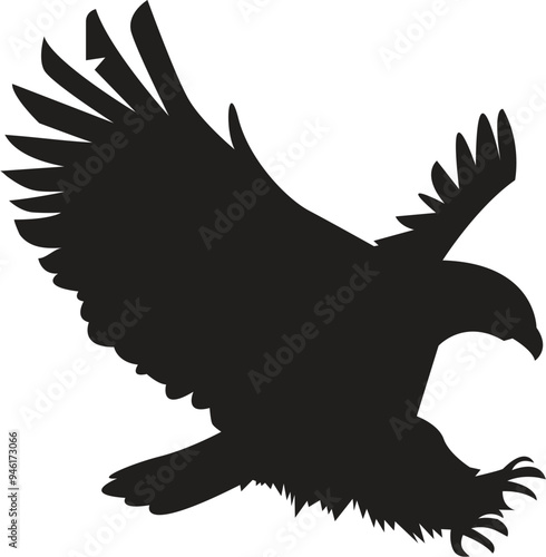 eagle silhouette vector
