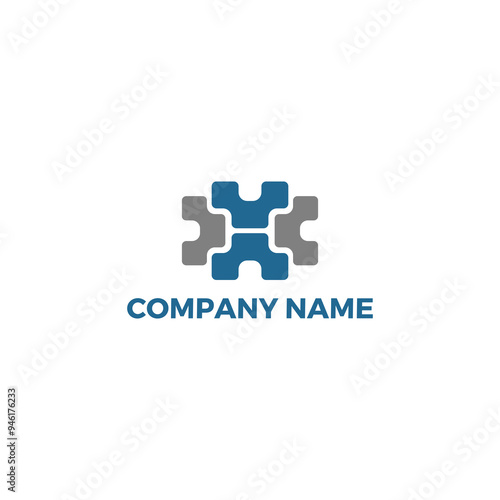 Letter X logo design