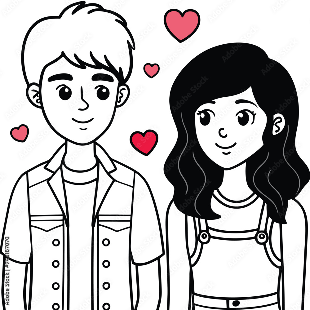 Boy and Girl Couple love Vector, Valentines Dya Special png illustration Boy and Girl Couple love Vector, Valentines Dya Special png illustration