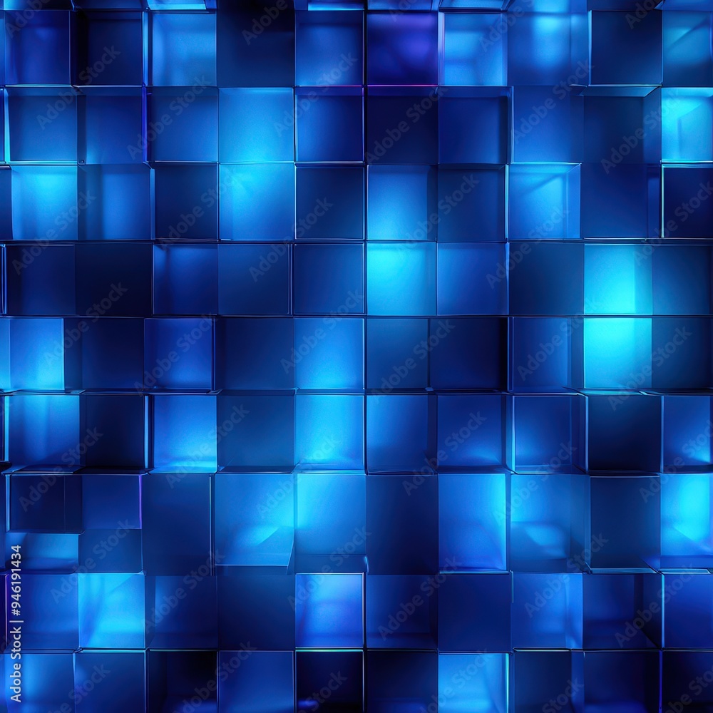 an AI Image Generator, blue abstract geometric background. Scene for advertising, an AI Image Generator, blue abstract geometric background. Scene for advertising,