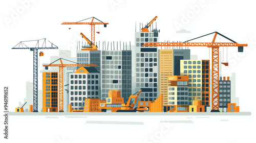Modern Flat Vector Illustration for Development Projects