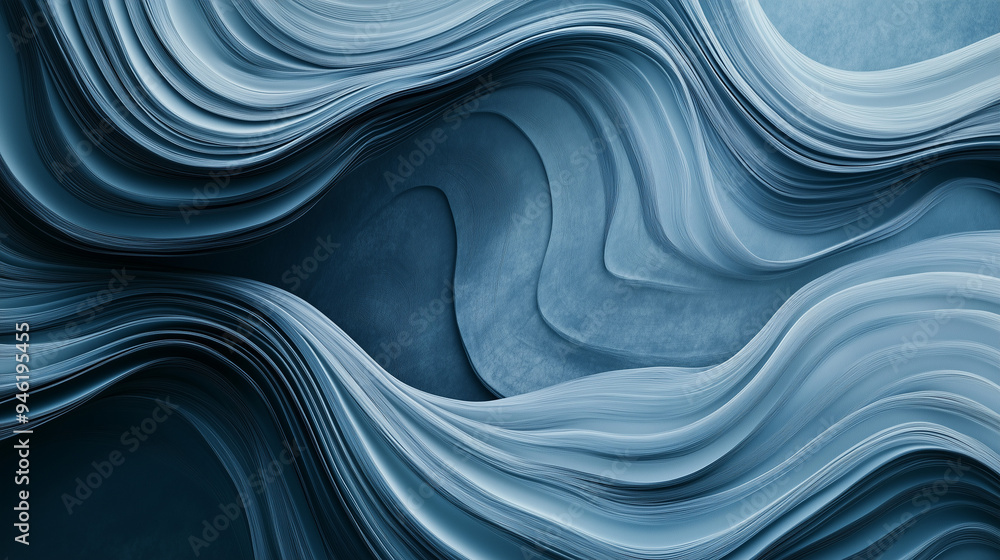 Obraz premium Abstrakcyjne, organiczne linie na jednolitym tle, przypominające naturalne, płynne kształty.