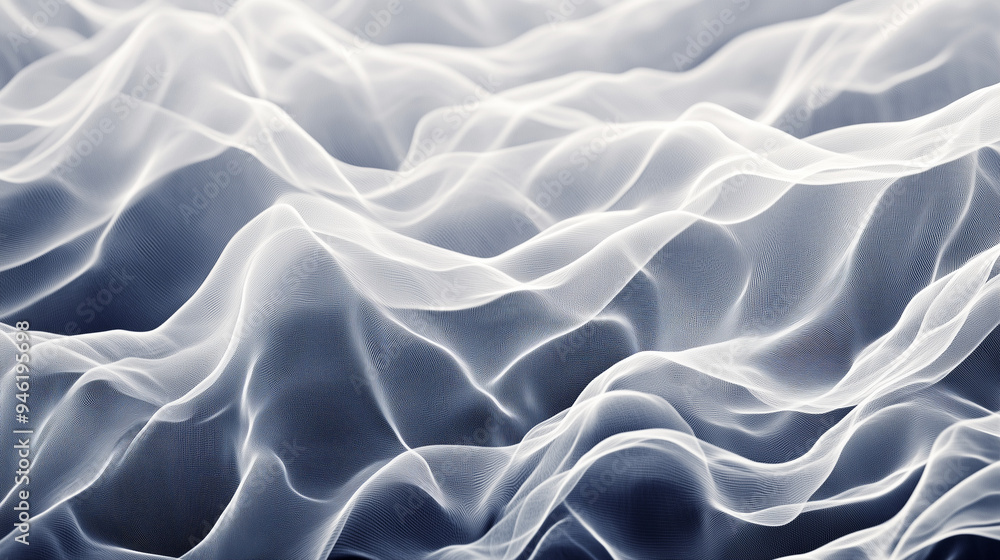 Obraz premium Abstrakcyjne, organiczne linie na jednolitym tle, przypominające naturalne, płynne kształty.