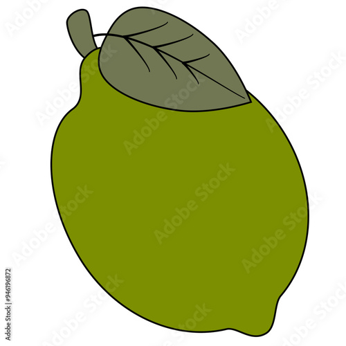 Green fruit.