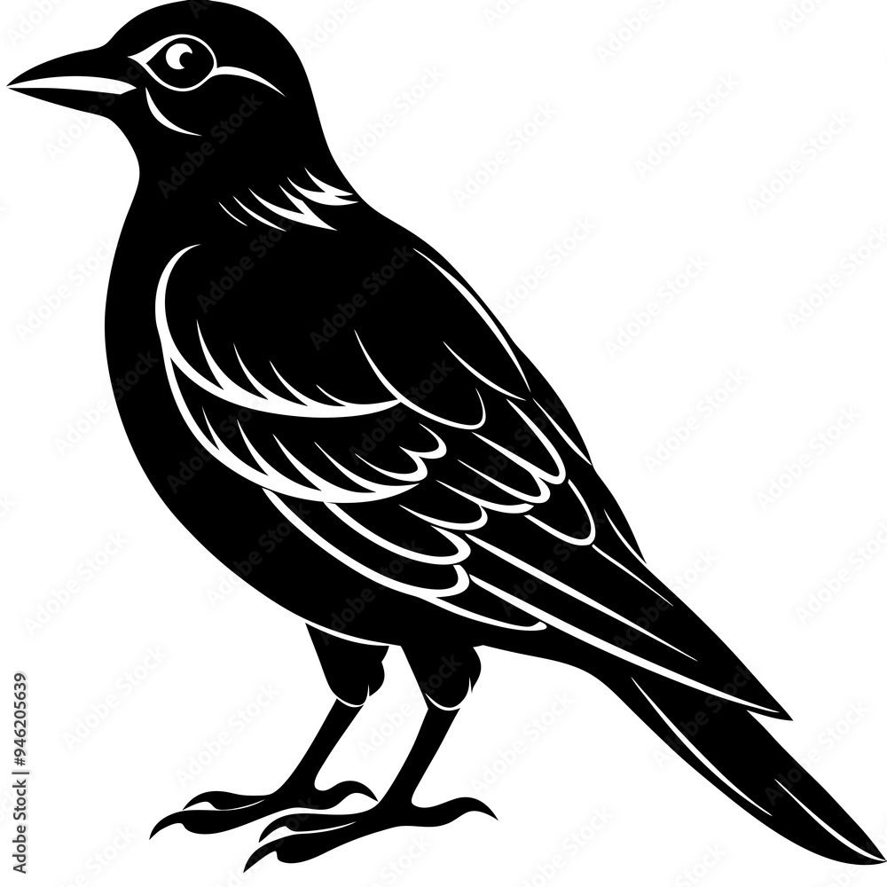 Obraz premium Animals silhouette vector image