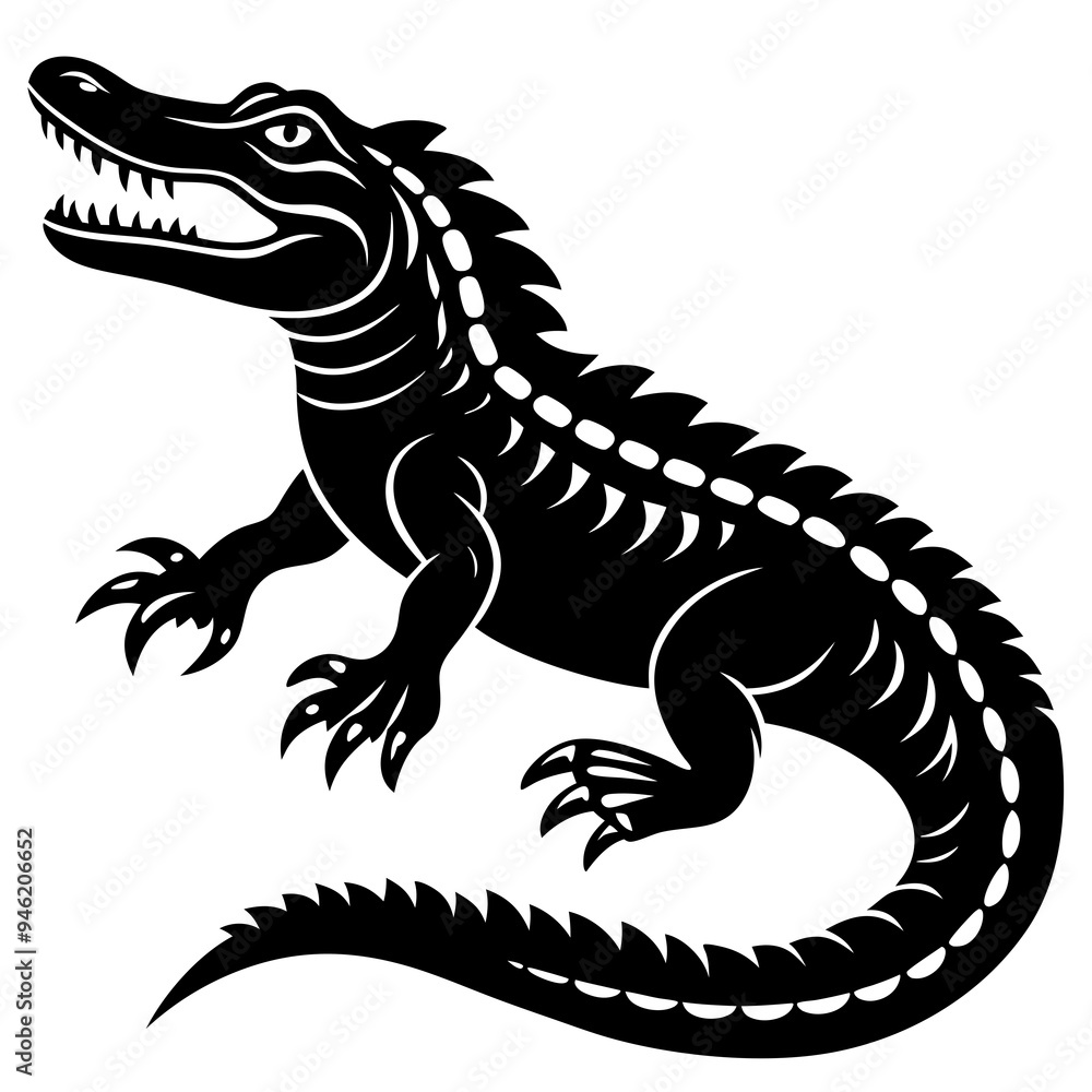 Obraz premium Animals silhouette vector image