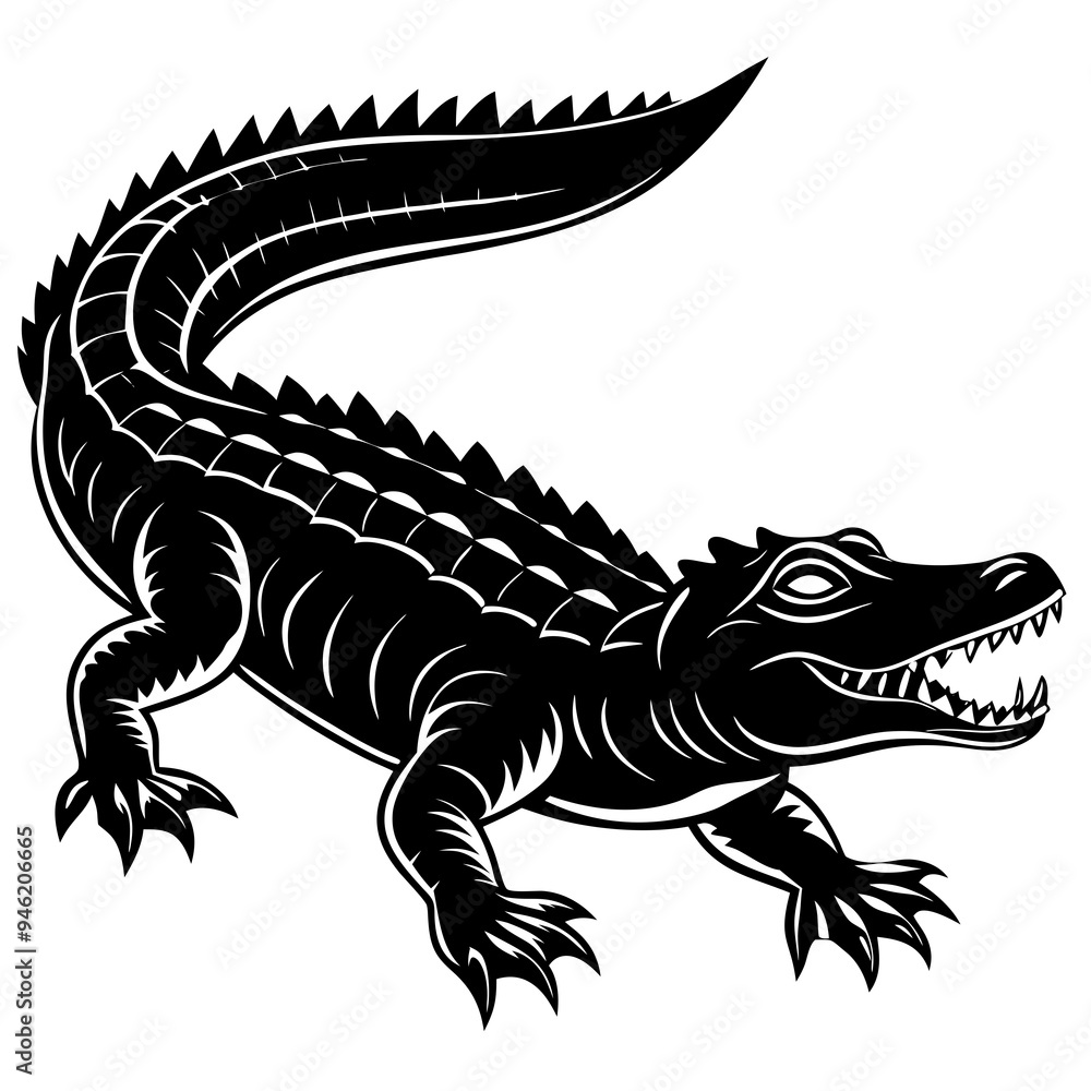 Animals silhouette vector image Animals silhouette vector image