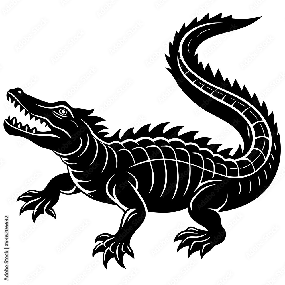 Animals silhouette vector image Animals silhouette vector image