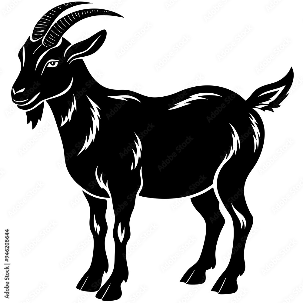 Animals silhouette vector image Animals silhouette vector image