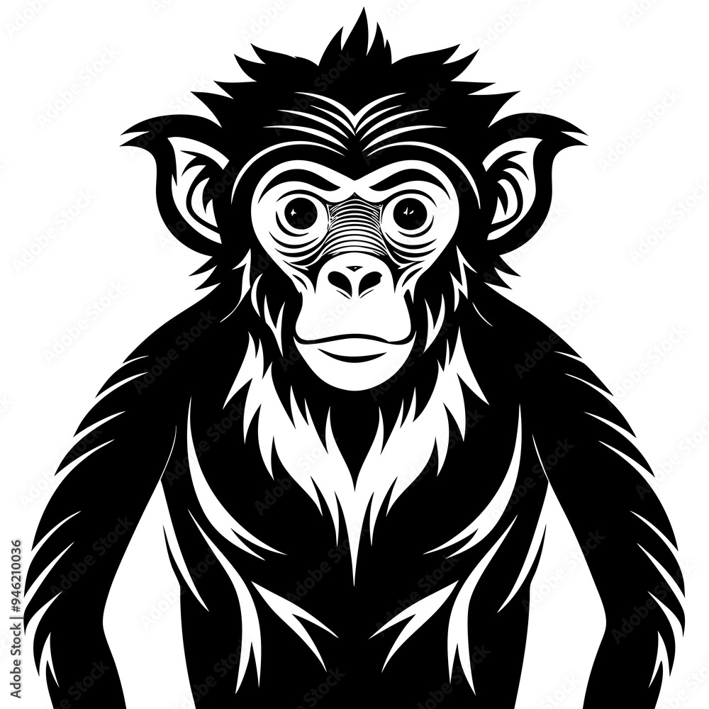 Obraz premium Animals silhouette vector image