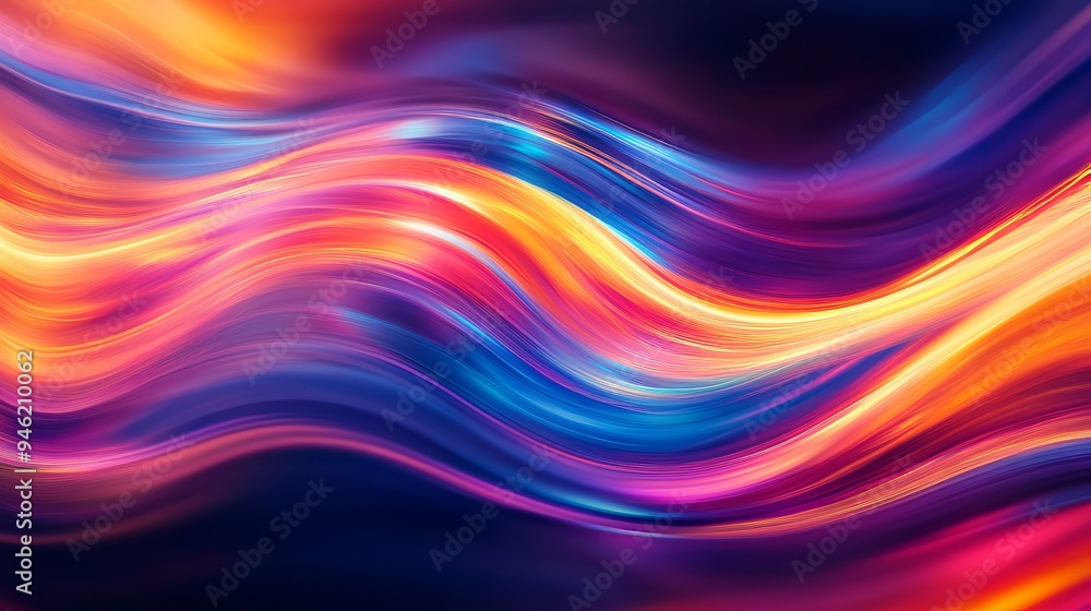 Abstract colorful waves background flowing in motion Abstract colorful waves background flowing in motion