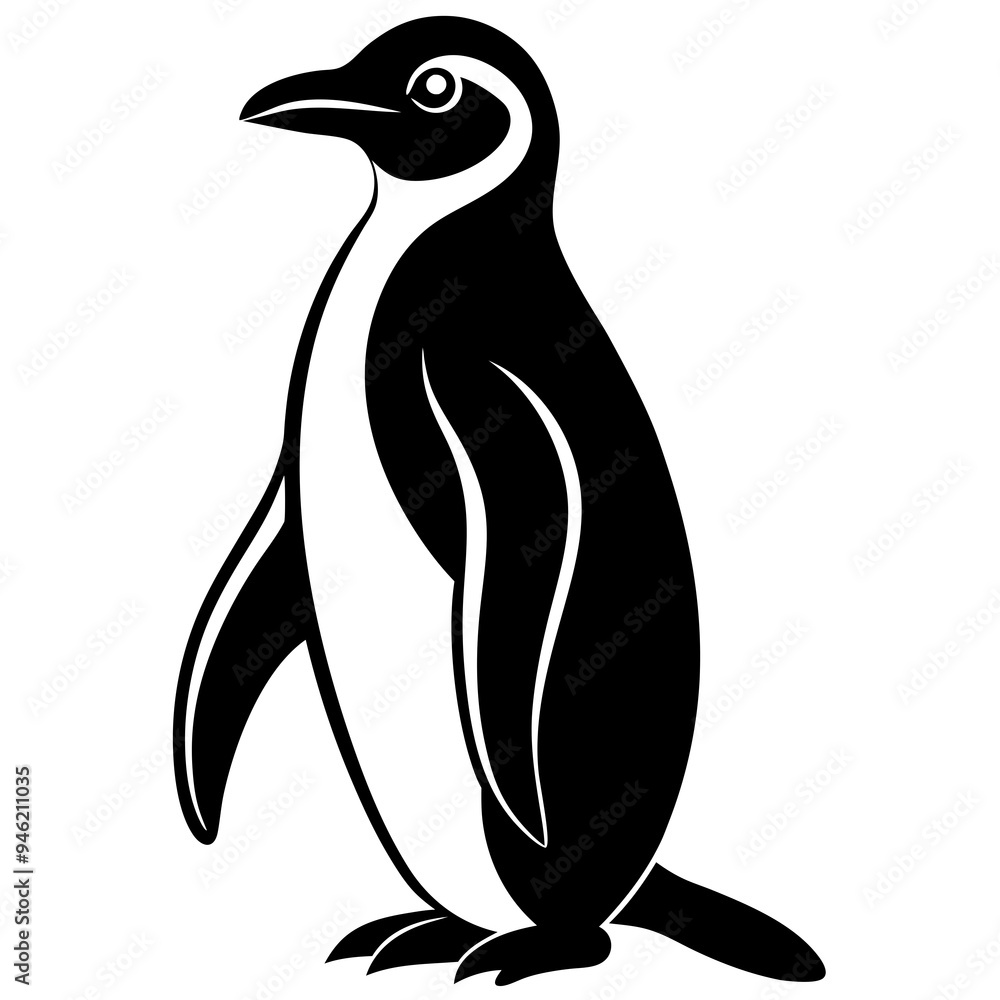 Obraz premium Animals silhouette vector image