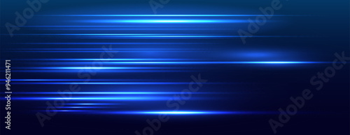 High speed line movement design. Hi-tech. Abstract technology background. Vector illustration.
