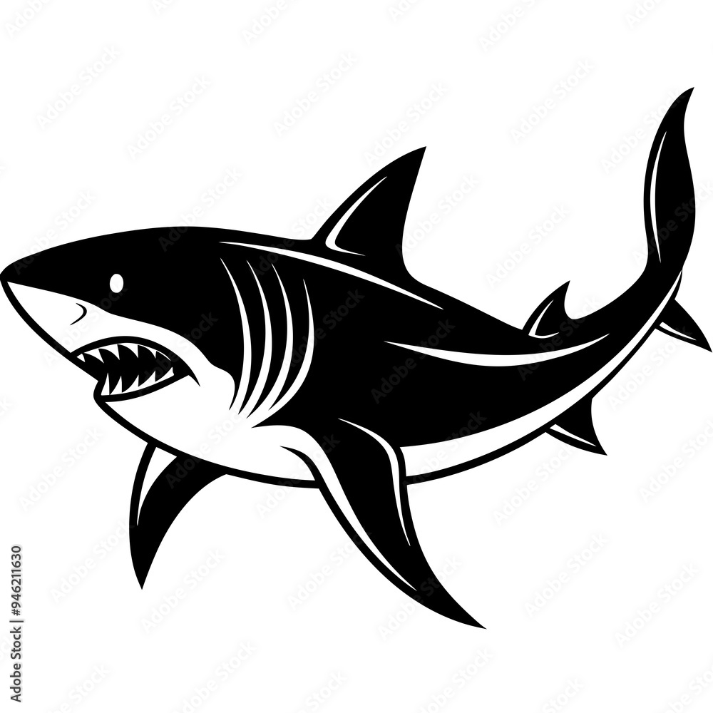 Fototapeta premium Animals silhouette vector image